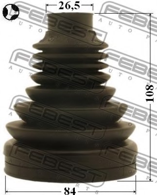 FEBEST 2315-TATT Bellow, driveshaft